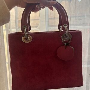 Suede Lady Dior Vintage (READ DESCRIPTION)
